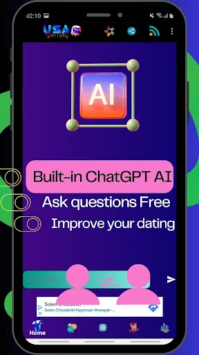 I-download ang USA Dating: Humanap ng Pag-ibig sa USA at Paris - Screenshot 4