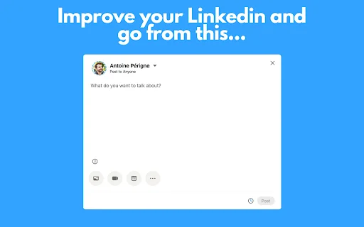 I-download ang PerfectPost: Gawing Mas Mahusay ang Iyong LinkedIn - Screenshot 1
