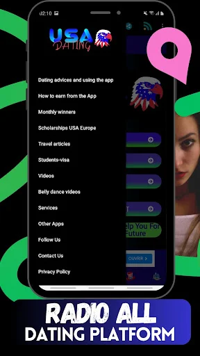 I-download ang USA Dating: Humanap ng Pag-ibig sa USA at Paris - Screenshot 8