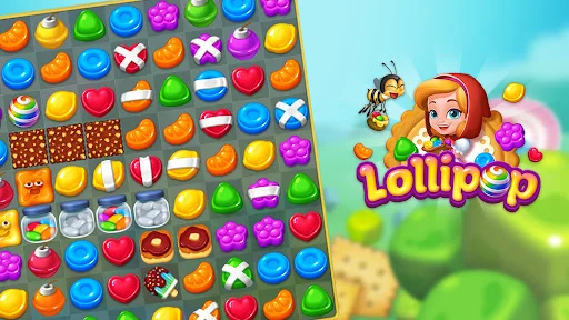 I-download ang Lollipop: Sweet Taste Match 3 – Libreng Puzzle Game - Screenshot 3