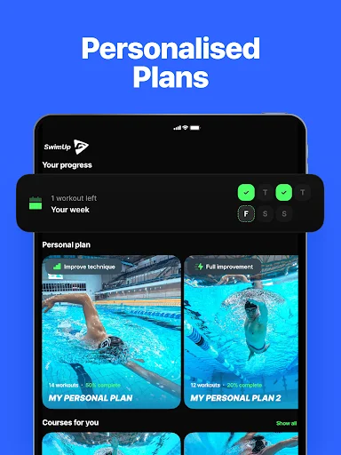 I-download ang SwimUp – Ang Iyong Personal na Swimming Coach - Screenshot 9