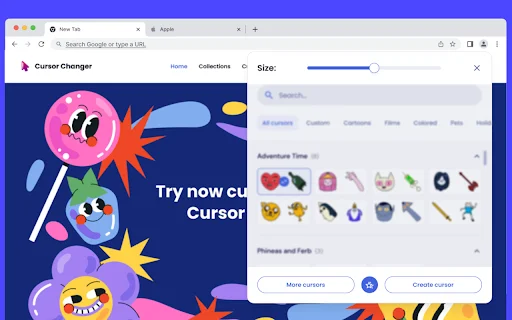 Mouse Cursor – Custom Cursor: Baguhin ang Iyong Pointer nang Libre - Screenshot 3