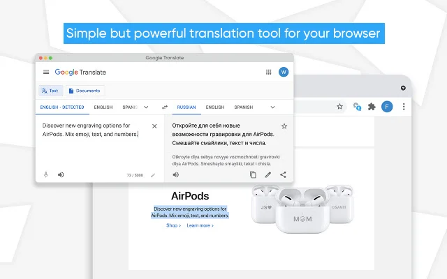 I-download ang Translator – Select to Translate para sa Chrome - Screenshot 2